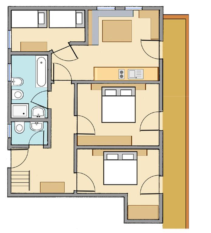 Feichterhof Voppichler Vila Rio Bianco/Weissenbach Quarto foto